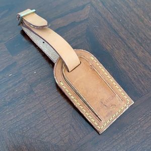 Authentic Louis Vuitton luggage tag